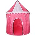 BabyGo Princess Castle Play Tent House for Kids (White Pink)