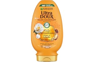 Garnier Ultra Doux Huiles Merveilleuses Après-Shampooing à l'Huile d'Argan & Camélia 360ml - Homme & Femme