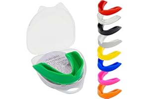 TRYSALAR Mundschutz - Professioneller Schutz für Kontaktsport, Rugby, Kampfsport, Karate, MMA, Boxen, Hockey, Fußball, Flexibel für Jugendliche & Erwachsene (Grün)