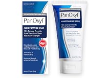 PanOxyl Acne Foaming Wash Benzoyl Peroxide 10% Maximum Strength Antimicrobial, 5.5 Oz