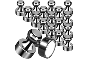 QINGHEC Lot de 24 Aimant Puissant, Aimants Frigo, Aimant Neodyme Super Puissant pour Tableau Magnétique, Tableau Blanc, D'affichage-12 x 16 mm