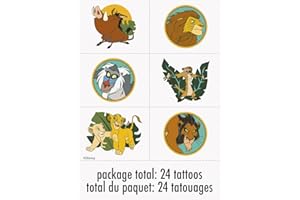 THE LION GUARD Unique Industries The Lion King Birthday Party Favor Tattoos - Includes 24 Tattoos