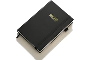 KaKa Dragon Calendar 2025-2026 Weekly Planner, German Language, Appointment Planner, A5 Book Calendar Agenda for Teachers, Students, Office, 18 Months, July 2025 - December 2026, 1 Week 2 Pages (Black