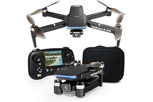 Toladrone Drone with Camera, Brushless Motor Drone for Adults FPV Drone with LCD Screen Remote Control Drone Professional Drone for Beginners Adults TD31LCD Drone