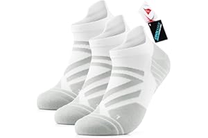 Avoalre 3 Paar Coolmax Knöchelsocken,Sportsocken Baumwolle,Atmungsaktive Laufsocken für Herren 43-46, kurze Sneaker Socken für Fitness, Laufen, Joggen, Wandern, Workout, Freizeit-Outdoor Söckchen