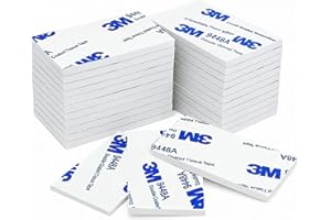 kurkip 20 pezzi biadesivo extra forte, Impermeabilenastro biadesivo extra forte,Adatto per oggetti fissi all'interno e all'esterno nastro biadesivo, Rettangolare 30 * 50 mm (bianco)