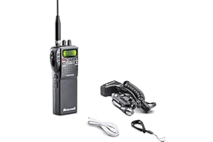 Midland - Radio CB Alan 42 DS Lithium, Ricetrasmittente Portatile AM/FM con Batteria Li-Ion 2800mAh per Durata Raddoppiata, Ricetrasmittenti Professionali Multi Banda, Squelch Digitale, Ricarica USB-C