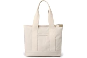 zhongningyifeng Canvas Women Tote Bag Casual Top Handle Satchel Large Capacity Handbags Shopping Bag for Work Travel