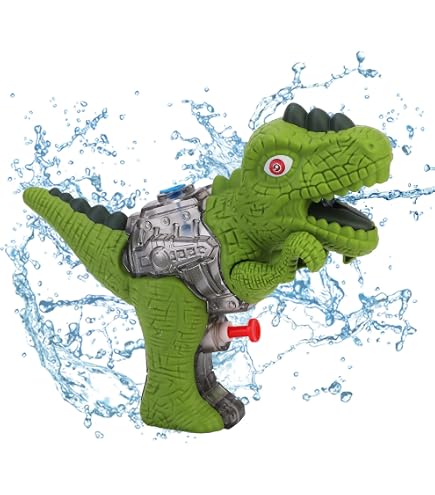 Pistolet à eau dinosaure pour enfants, pistolet d'action extérieur