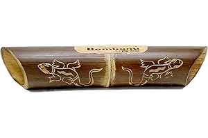 Bomboou - Two Gecko: Eco-Sound Bamboo, Altavoz Acústico, Amplificación Natural, Diseño Portátil, Compatible con Android, iPhone y Tablets, Sonido Puro y Ecológico, No Necesita Electricidad