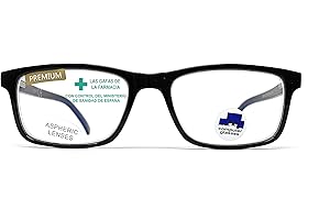 VENICE EYEWEAR OCCHIALI | Gafas ver de cerca, lectura con Filtro Luz Azul, Ordenador Gaming Móvil, Protección Antifatiga - Venice Coti Dioptría (1-1,50-2 - 2,50-3 - 3,50) (Negro, Graduación +2,00)
