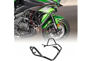 TAZGANTAX Protezione motore in acciaio per motocicletta Paramotore Protezione telaio paracolpi cadente Compatibile con Ka-wasaki Versys-650 KLE650 KLE 650 22-23 Protezione serbatoio autostradale