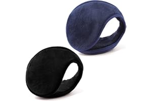 YQXCC Orejeras 2 piezas Calentadores de Oídos para Hombres y Mujeres - Clásico Lana Unisexo Orejeras Cálidas de Invierno