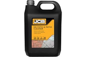 JCB GARDEN JCB - 2.5L Heavy Duty Patio Cleaner - Path Cleaner Concentrate - Mould Remover, Lichen Remover, Algae Remover - Pressure Washer Detergent - Lichen Control