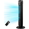 Midea FZ10-17JR Ventilatore a torre silenzioso con telecomando 92 cm, ventilatore mobile, ventilatore a colonna, timer 7 ore,