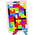 The Wooden Toy Factory - Intelligence Puzzle - 40 PCs Tangram Game - Educational Brain Teaser