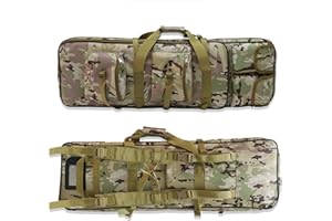 DFANCE Bolsa para Doble Rifle Escopeta Airsoft,Bolsa Táctica Funda para Arma Funda para Transporte de Armas, Mochila para Carabina,Coleccionistas de Armas,pour Caza Escopeta Airsoft