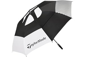 TaylorMade Parapluie Golf Tour à double baldaquin de 64 po