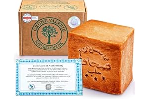 GRÜNE VALERIE NATURKOSMETIK Grünne VALERIE® oryginalne mydło Aleppo 200 g + 20% / 80% olej laurowy / oliwa z oliwek | dojrzewa przez 6 lat | mydło stałe - mydło naturalne - mydło do włosów/mydło pod prysznic | wartość pH 8 |