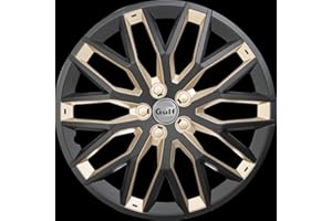 GULF E13GT40.BGD Enjoliveur GT40, Noir/Or, Set de 4, 13"