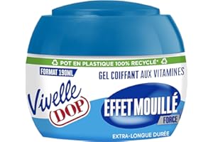 DOP Vivelle Dop Gel Coiffant Effet Mouillé Fixation Longue Durée Force 5