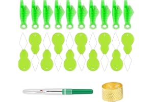 Pmeiduo 22 Stück Nadeleinfädler Set Einfädelhilfe für Nähnadeln Einfädler für Nähmaschinen Nadel Threading Tool Kunststoff Nähnadeln Einfädler für DIY Handnähen und Nähmaschinen