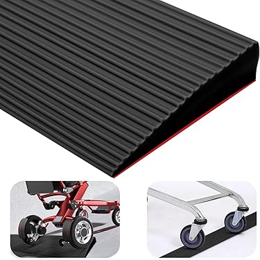Rolstoel oprijplaat helling drempelhulp – aluminium inklapbaar 92cm 270kg – vlakke plaat