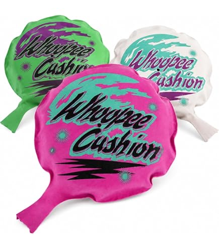 Coussin Péteur 18 Cm – Farce Classique Autogonflant, Rires Garantis – Envoi Motif Aléatoire