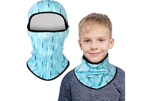 AYPOW Termisk balaclava för barn, vinter multifunktionell vindtät varm skidmask cykling balaklava heltäckande ansiktsskydd under hjälm hatt med halsvärmare, för 4–13 år pojkar flickor barn vinter