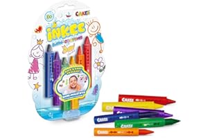 INKEE Bath Crayons | Badewannenstifte für Kinder 6 Stück - Badestifte für Kinder Badewanne, für Keramikoberflächen, leicht zu reinigen, 6 Farben