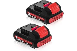 PDstation 2 Pack DCB127 3.0Ah Replacement for Dewalt Batteries 10.8V 12V Max DCB120 DCB121 DCB124-XJ DCD700 DCF610 DCF610S2 DCF805 DCF813 for Dewalt Battery