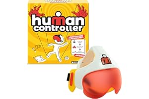 TOMY Human Controller Game – Interactive Blindfold Challenge with Vibrating Headset & Mobile App – Fun Team & Party Game for 2+ Players – 30+ Hilarious Tasks – iOS & Android Compatible – Ages 14+