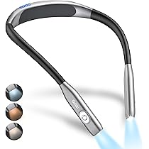 KEWUZY Lampe De Lecture Cou Rechargeable, 3 Couleurs Et Niveaux Luminosite Reglables Bras Pliables Yeux Avec Fonction Memoire Longue Duree Vie Pour Lecture Tricoter Camping 1481001771