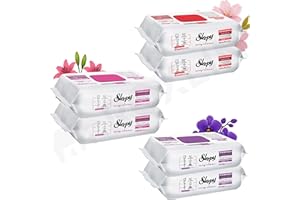 ROXLIN Sleepy Reinigungstücher für den täglichen Oberflächeneinsatz Reinigungstuch 6x100 Stück (Mix Flower Serie)