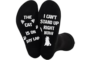 Maudzlan Funny Socks,Novelty Socks for Men Women, I'M NOT SLEEPING I'M JUST GLOSING MY EYES Socks,Christmas Birthday Gifts