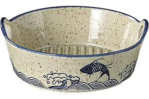 TUYINES Małe naczynie do zapiekanek, ceramiczne, z ceramicznymi uchwytami, mały piec do lasagne, tiramisu, forma do pieczenia