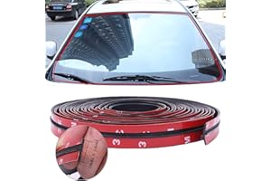 Torcarvh Auto Gummi Dichtungsstreifen Auto Wetterschutz Schutz Türkante Windschutzscheibe T-Form Dichtungsstreifen Abdeckung Auslauf Schallschutz (14mm, 3 Meter)