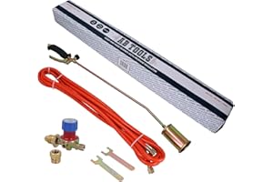 AB Tools Gas Torch Burner 5m Propane Hose Roofer Plumber Weed Regulator Garden