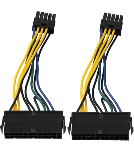 Cavo Di Alimentazione ATX 2.01 A 24 Pin Per Scheda Madre – Prolunga 20 Cm