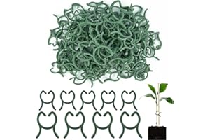 DIELIANHUA 200 PCS Clips pour Plantes, 3 * 3.6cm Et 2 * 2.6cm Clips pour Attacher Les Plantes, Clips De Jardin, Clips De Support pour Plantes, Clips pour Plantes Grimpantes,Clips Plantes