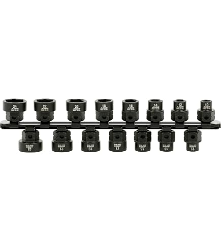 Astro Tools 9-teiliges Nano-Impact-Steckschlüssel-Set – 3/8" Antrieb – S2-Stahl – Extra Flach