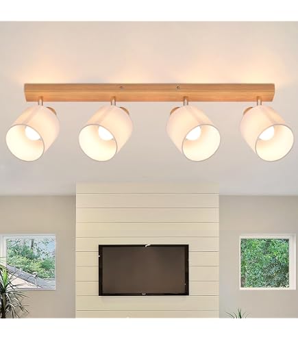 Deckenleuchte Tercier – 2-flammig Aus Holz/Metall/Glas, Skandinavisches Design, Verstellbar, Ohne Leuchtmittel