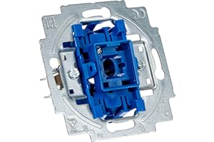 Busch-Jaeger 2020 US przycisk wkładu, Duro 2000 Linear, Reflex SI, Solo, Al, (2020US), przełącznik kołyskowy, 1-biegunowy