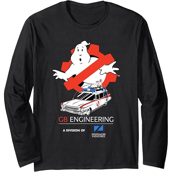 Ghostbusters Halloween Langarmshirt - Gruselig Cooles Fan-Shirt Für Die Gruselsaison