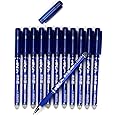 WONOLO 12PCS 0.5mm Erasable Pen Blue Gel Ink Roller Ball Pens Set Home Office Stationery Party Gift