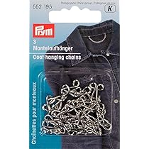 3x Mantelaufhänger Kettchen Silber Brüniert 90mm - Metall Kleiderhaken