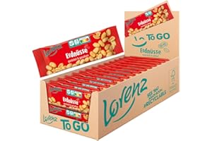 LORENZ SNACK-WORLD ROHSCHEIBEN Lorenz spuntino World arachidi, geröstet, gesalzen chiavistello, 28 pezzi (28 x 40 g)