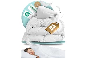 BEFA NATUR Duntäcke Hela Året 200 x 220 cm | 90% Dun & 10% Fjäder | 1010 g Fyllningsvikt | Lämplig för Allergiker (NOMITE) | Certifierat för Djurvälfärd (DOWNPASS) | Oeko-Tex Klass 1