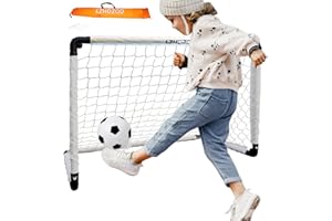 ‎LZHDZQD LZHDZQD Fußballtor, Kinder Fussballtor 60x45cm/ 90x60cm/ 115x80cm Fussballtore für Garten Kinder, Fußball Spielzeug Indoor/Outdoor/Garten