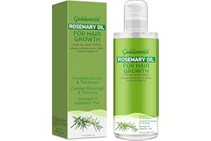 GoldWorld Rosemary Oil for Hair Growth,150ml Diluted Rosemary Oil Large Volume Hair Growth Oil Serum Lightweight Non-Greasy for Men Women Dry Damaged Hair Ingrown Loss Treatments Hair Scalp Oil
